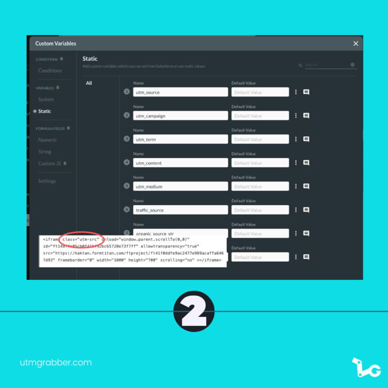 UTM Tracking in Form Titan Salesforce