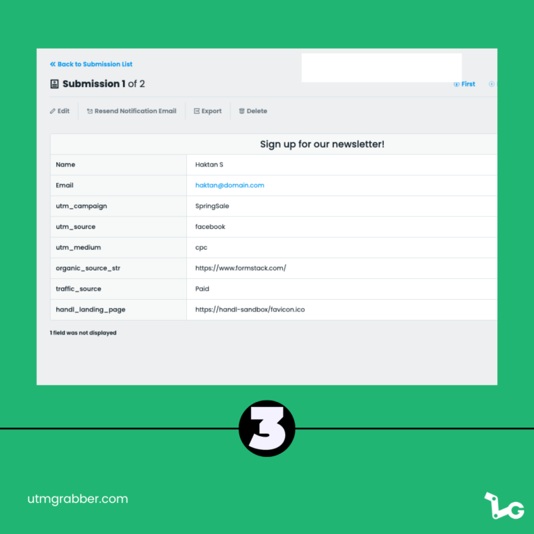 UTM Tracking in Formstack Form Builder
