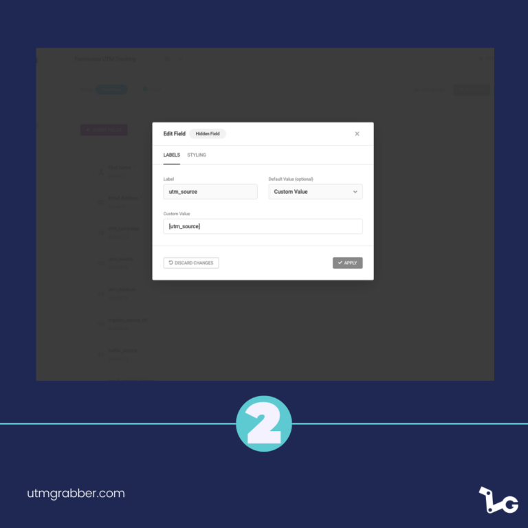UTM Tracking in Forminator Form Builder